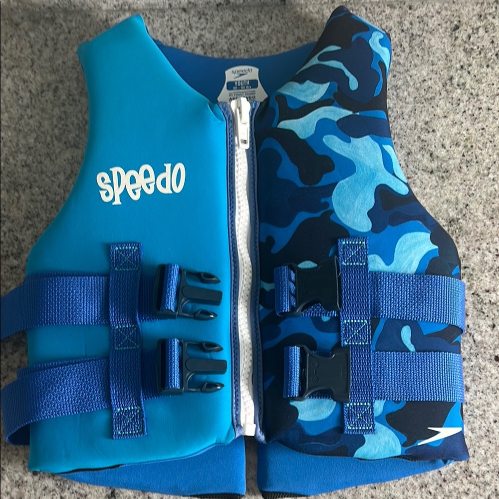 Speedo Youth Blue Swim Vest